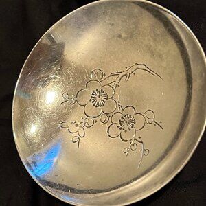 Japanese set of six sterling silver dipping bowls